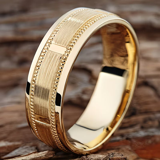 Timeless Gold Brushed Luxury Band