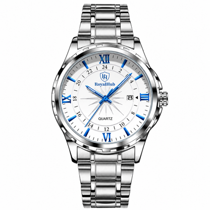 RoyalHub Chrono Blue Silver