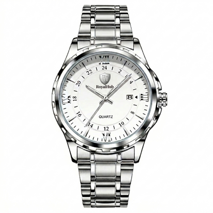 RoyalHub Chrono Blue Silver