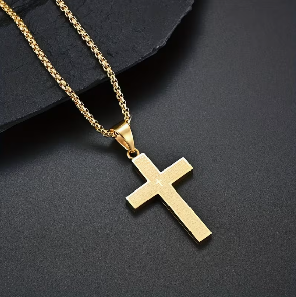 Silver Cross Chain