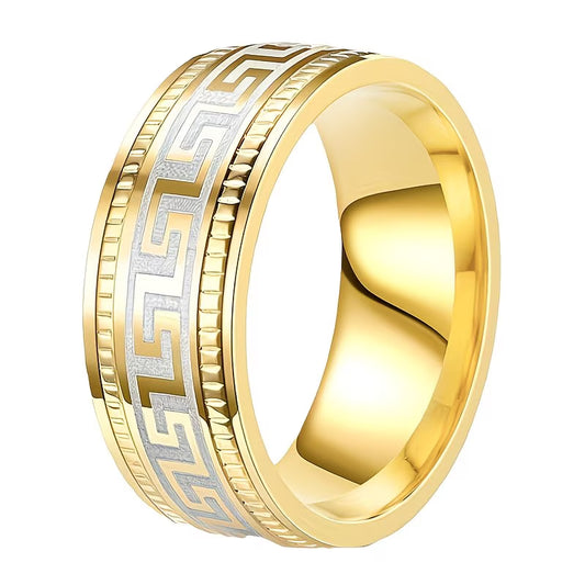 Golden Greek Key Luxury Band